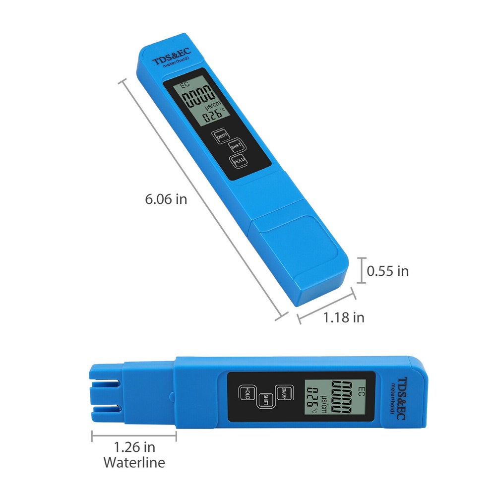 Máy đo độ PH màn hình LCD Tds Ec