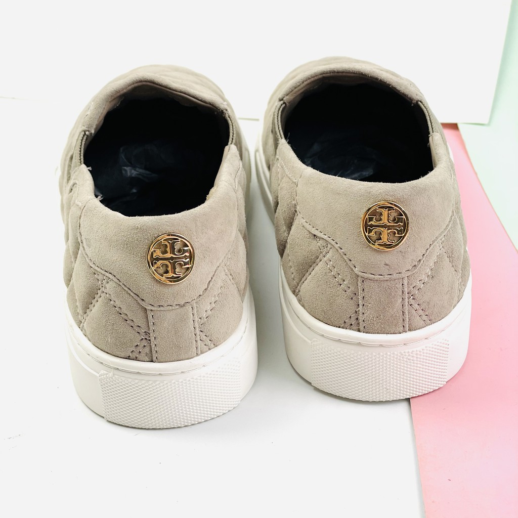 GIÀY XUẤT XỊN - GIÀY SLIP ON TORY BURCH DA LỘN CHẰN Ô