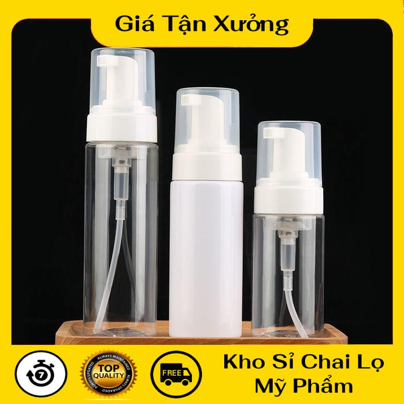 Chai Chiết Mĩ Phẩm ❤ TRÙM SỈ ❤ Chai xịt giọt tạo bọt 30ml,50ml,100ml,150ml đựng sữa rửa mặt, phụ kiện du lịch