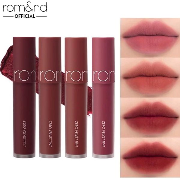 Son kem lì, lên màu siêu chuẩn, mềm mại như nhung Romand Zero Velvet Tint 5.5g - NiniShop
