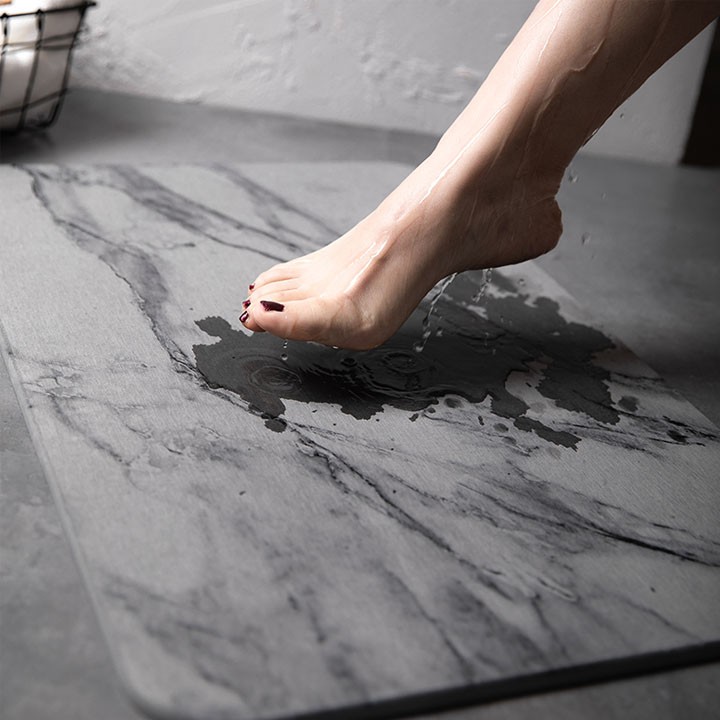 Thảm cứng Diatomite Siêu Thấm Nước Thảm đá lau chân, không lo bị xê dịch, sạch sẽ cho gia đình - Chất Lượng Nhật Bản