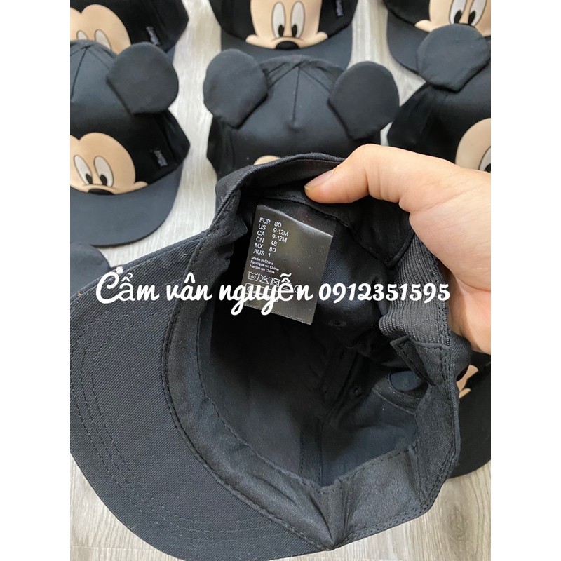 Mũ HM xuất dư cho bé hình Mickey