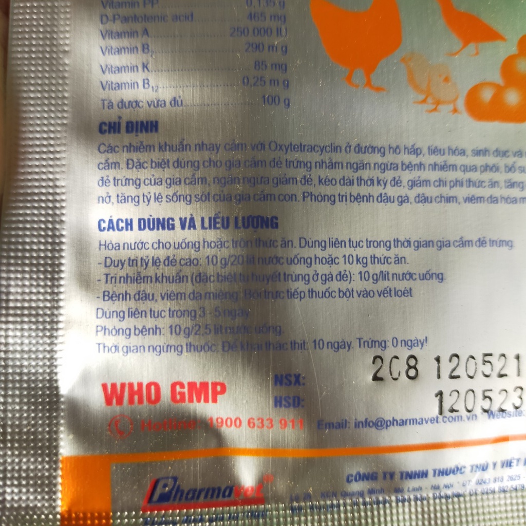 TERAMIX-PHARM: ĐẬU GÀ, ĐẬU CHIM