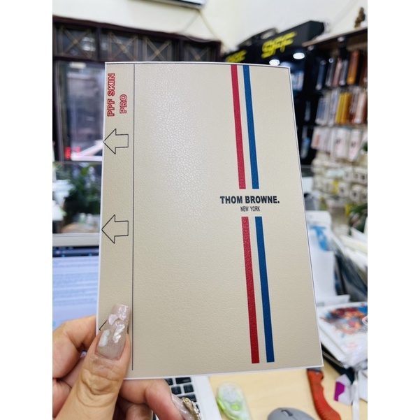 Dán skin vân da cao cấp cho các đời máy 7plus - 13 Promax