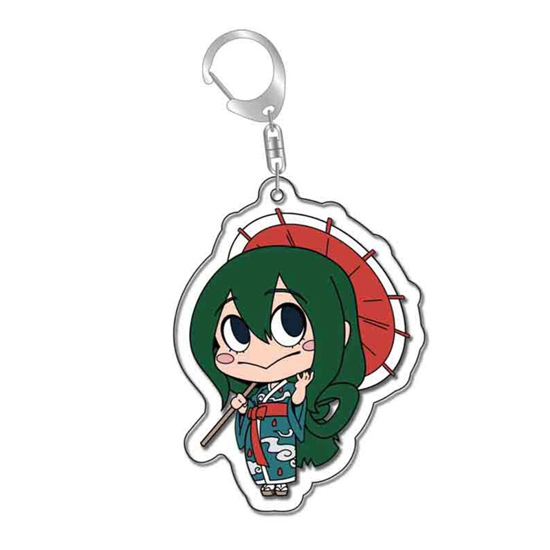 Móc Khóa Acrylic Hai Mặt Trong Suốt Họa Tiết Anime My Hero Academia