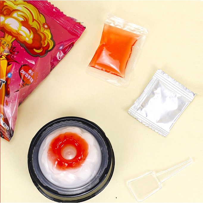1 gói thạch núi lửa xèo xèo đang hot
