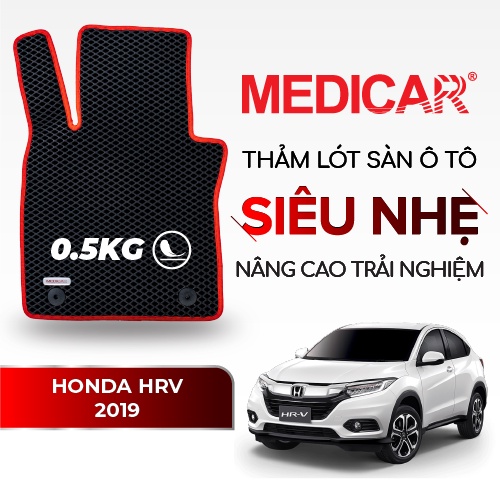 MEDICAR - Thảm lót sàn ô tô Honda HRV (2019 -&gt; 2021)