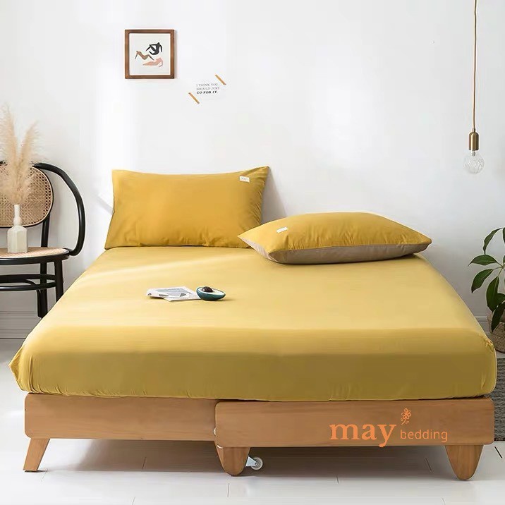 Vỏ gối ôm cotton May bedding đơn sắc kích thước 35x100cm chưa bao gồm ruột gối | BigBuy360 - bigbuy360.vn