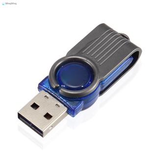 Mini usb 2.0 micro sd tf memory card reader high speed plastic rotate adapter for tablet pc laptop