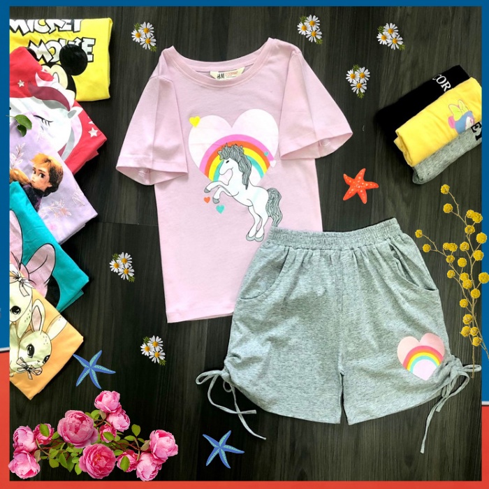 Đồ Bộ Bé Gái Size 15kg-33kg Chất Cotton Co Giãn 4 Chiều Mềm Mại Mát Hút Mồ Hôi.1528