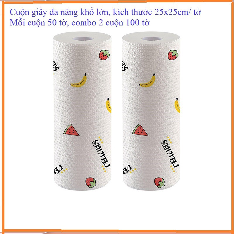 Cuộn Giấy Lau Đa Năng Loại Mới - Giấy Lau Đa Năng Có Thể Tái Sử Dụng