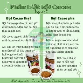 Bột Cacao Nguyên Chất - For Keto