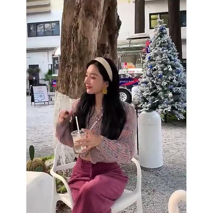 Áo Khoác Cardigan Dệt Kim Cao Cấp Phong Cách Thời Trang Mùa Thu 2022 Mới 2022