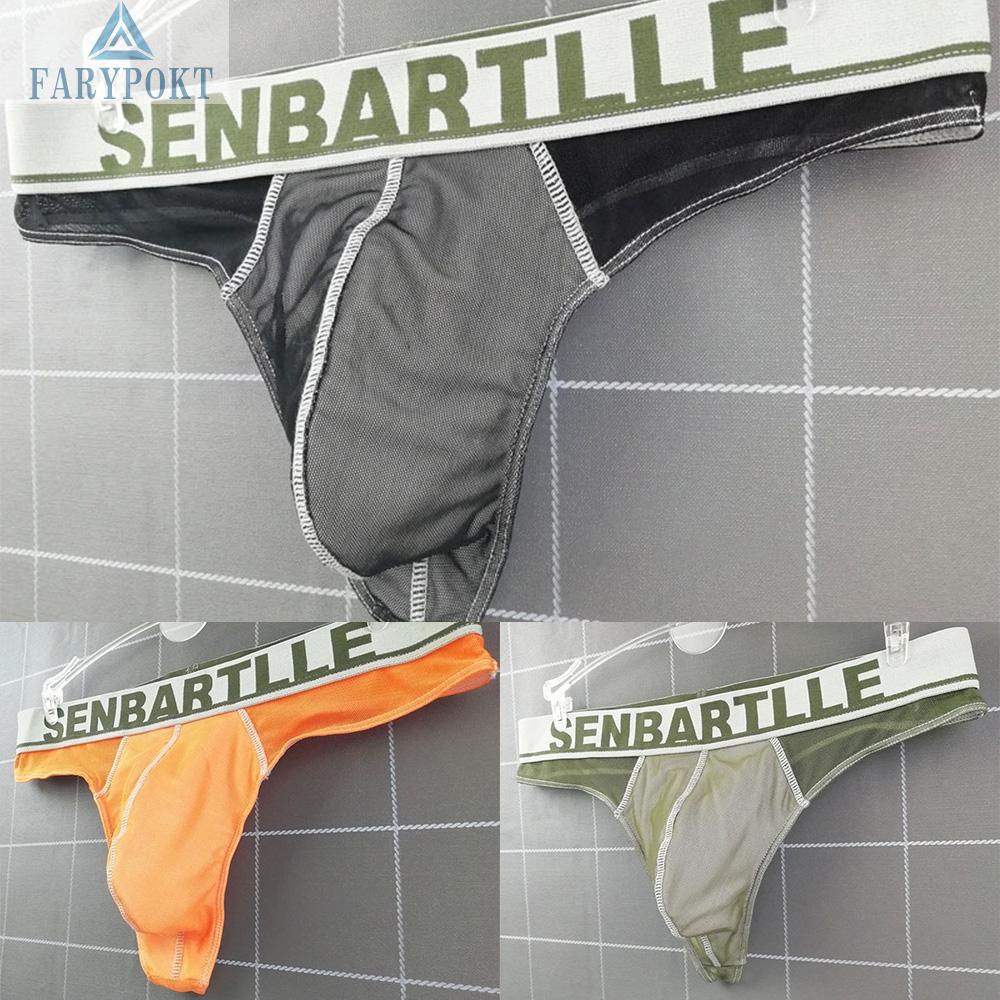 FATY~See Through T-back Thongs Transparent Underpant Underwear Briefs Comfortable