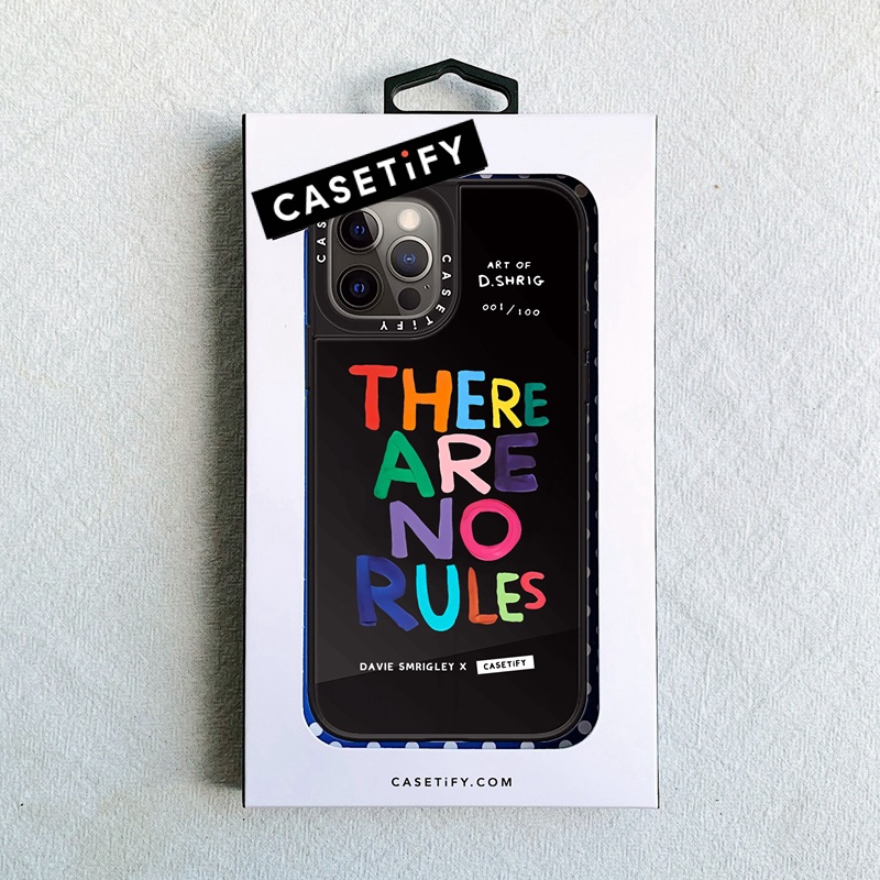 David shrigley Ốp Điện Thoại pc Cứng Mặt Kính Mạ Màu Đen Cho iphone 15 14 plus 11 12 13 pro 15pro max