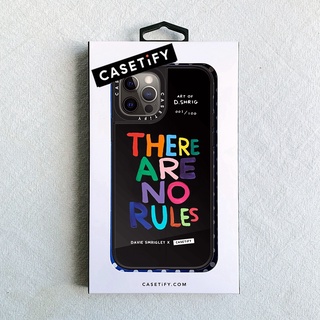 David shrigley Ốp Điện Thoại pc Cứng Mặt Kính Mạ Màu Đen CASETIFY Cho iphone 15 14 plus 11 12 13 pro 15pro max