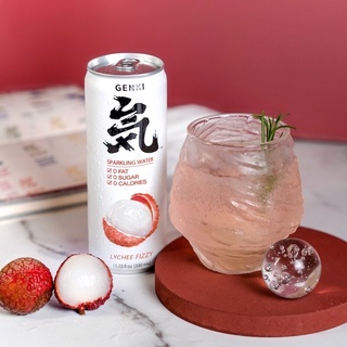 NƯỚC UỐNG CÓ GA GENKI VỊ VẢI 330ml