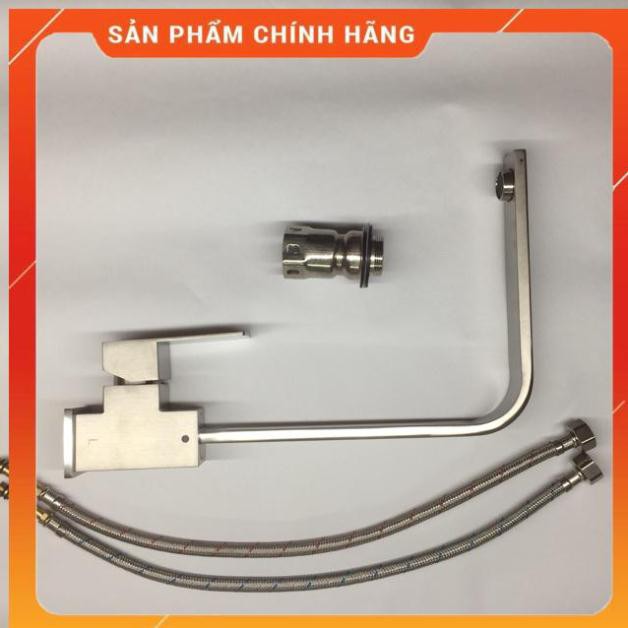 Vòi Rửa Bát Vuông Nóng Lạnh chuẩn Inox 304(ĐƯỢC KIỂM HÀNG TRƯỚC)