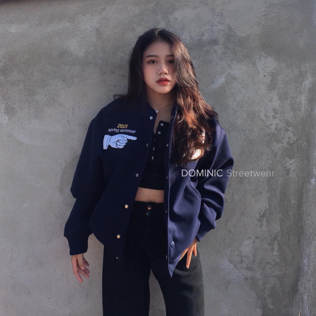 Áo Bomber - AFGK - Doncare City View Collage Varsity Jacket