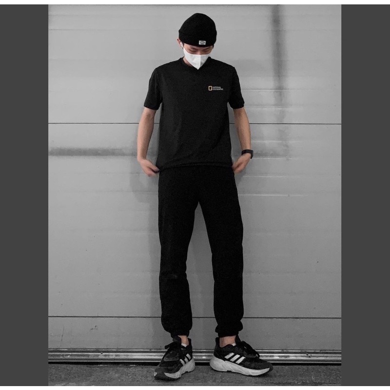 Áo thun/phông cổ tròn tay ngắn unisex NationalGeographic xuất khẩu Hàn Quốc - P:B