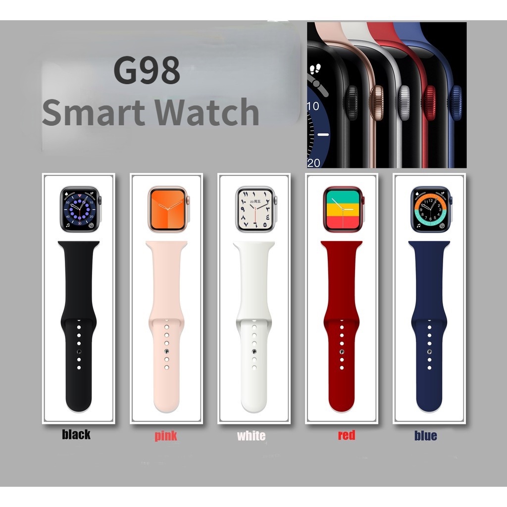 Đồng Hồ Thông Minh G98 Kết Nối Bluetooth Hỗ Trợ Đo Nhịp Tim Chống Nước Phù Hợp Cho Nam Nữ