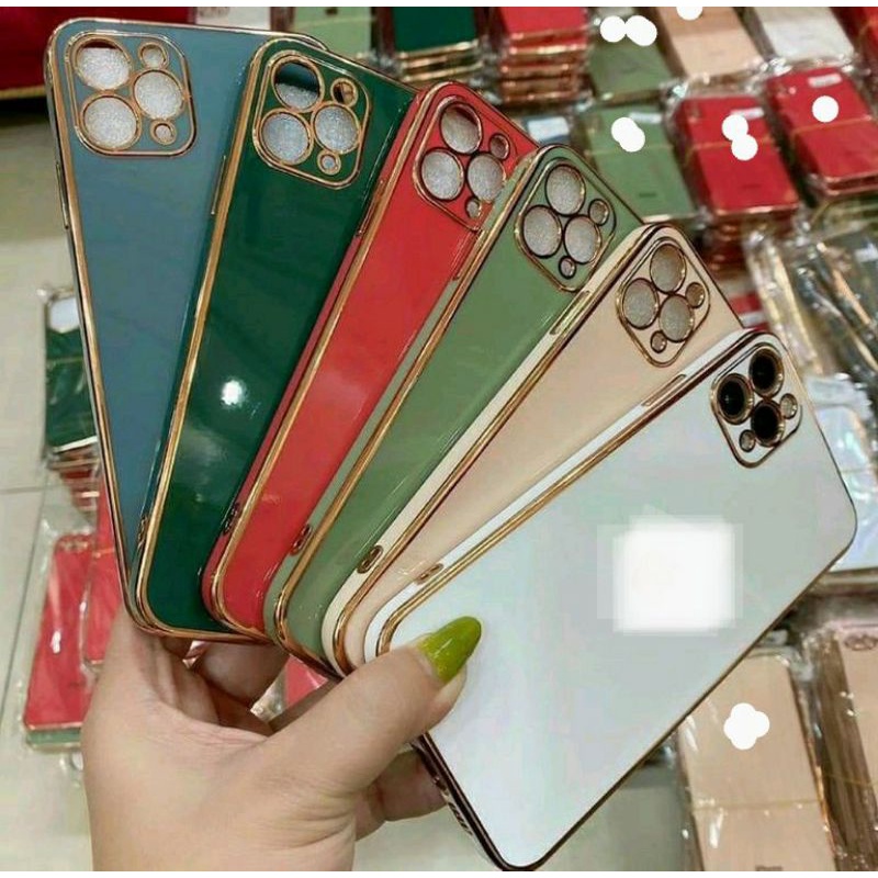 Ốp lưng iphone viền vuông giả iphone 12 cao cấp 6/6plus/6s/6s plus/6/7/7plus/8/8plus/x/xs/xs max/11/11 pro/11 promax