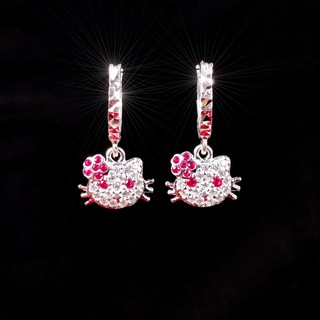 BÔNG TAI KITTY XINH XẮN CHO BÉ GÁI- Trang sức bạc Panmila