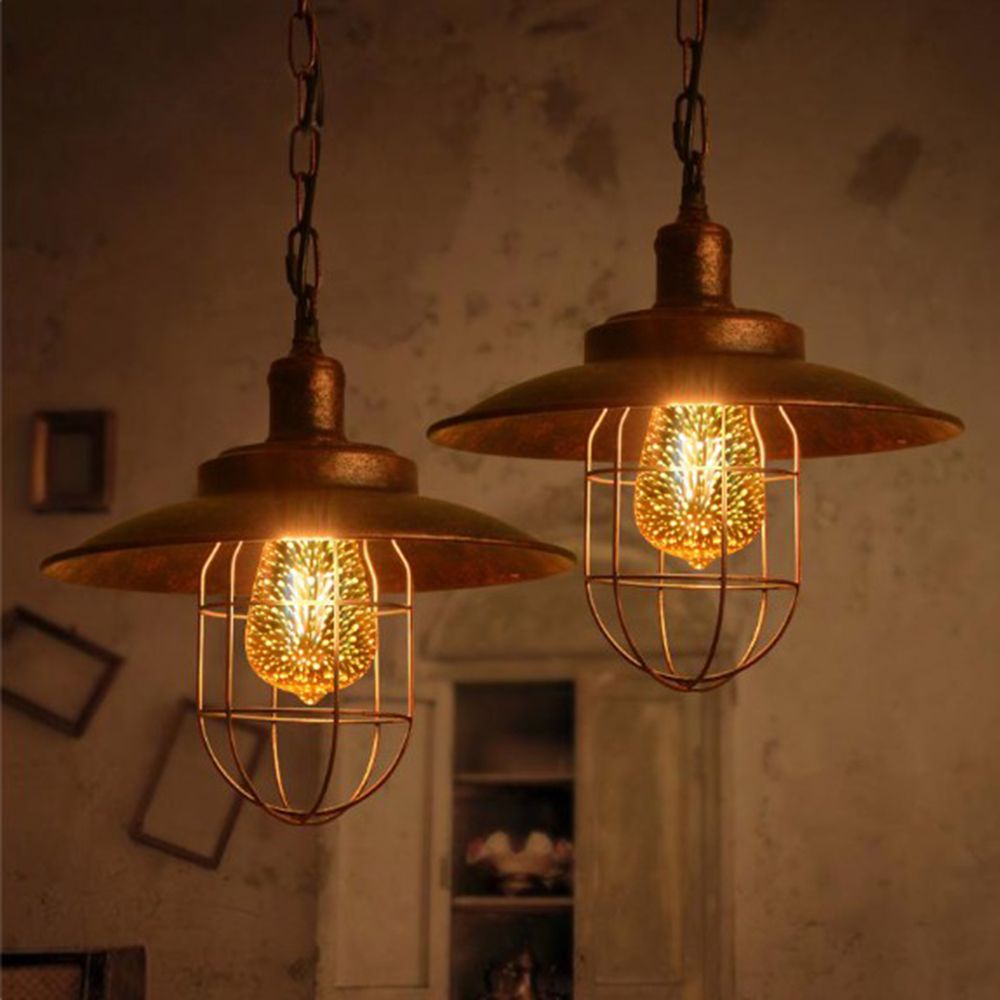 Bóng đèn led E27 3D A60/ ST64/ G80/ G95 từ thủy tinh 3d nhiều màu sắc dùng để trang trí nhà cửa tiện dụng