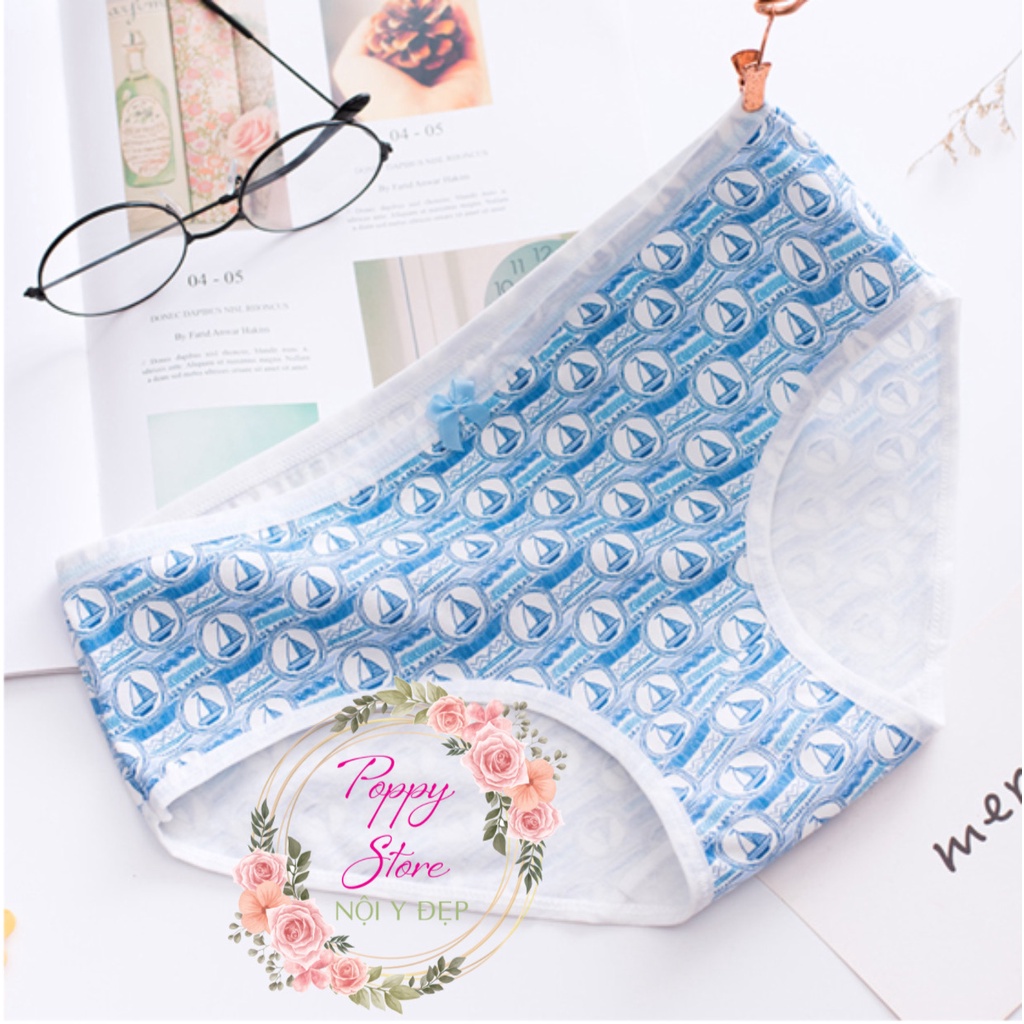 Quần lót nữ ⚠️Mã AT49 / CHE TÊN SẢN PHẨM ⚠️ Combo 5 Quần lót mềm mịn chất liệu cotton, thấm hút, co giãn 4 chiều