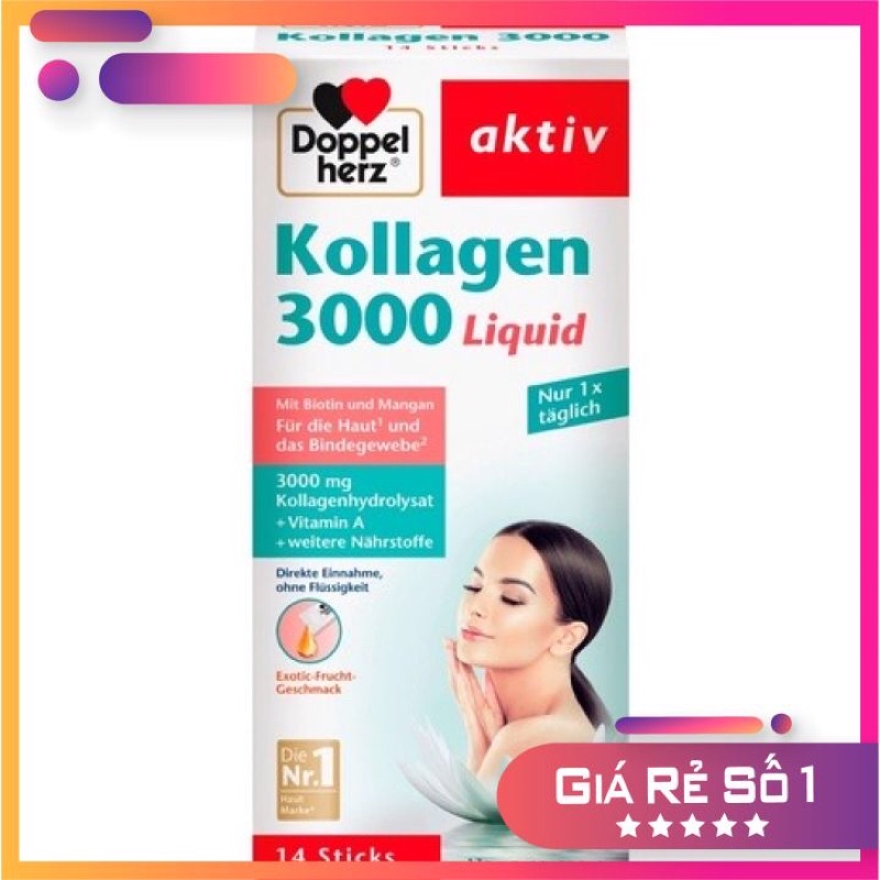 Kollagen 3000 Liquid - Collagen Dạng Nước