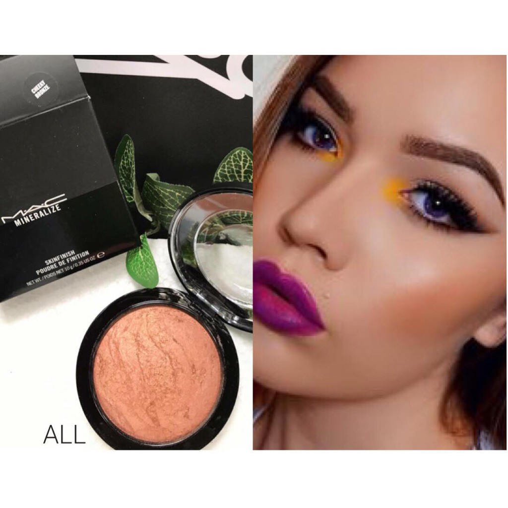 Phấn tạo khối + bắt sáng Highlight Mineralize của MAC