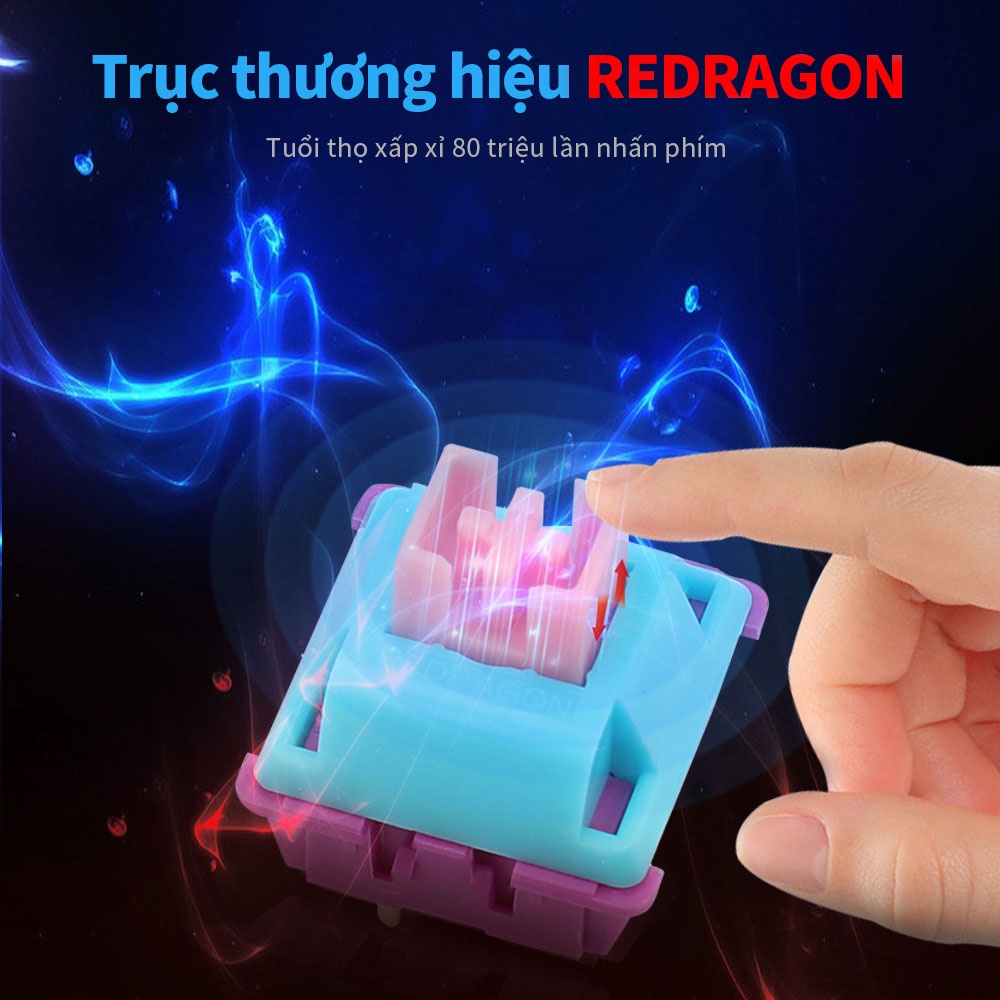 Set 24 công tắc REDRAGON BULLET A113 SMD RGB 3PIN tương thích với bàn phím cơ MX