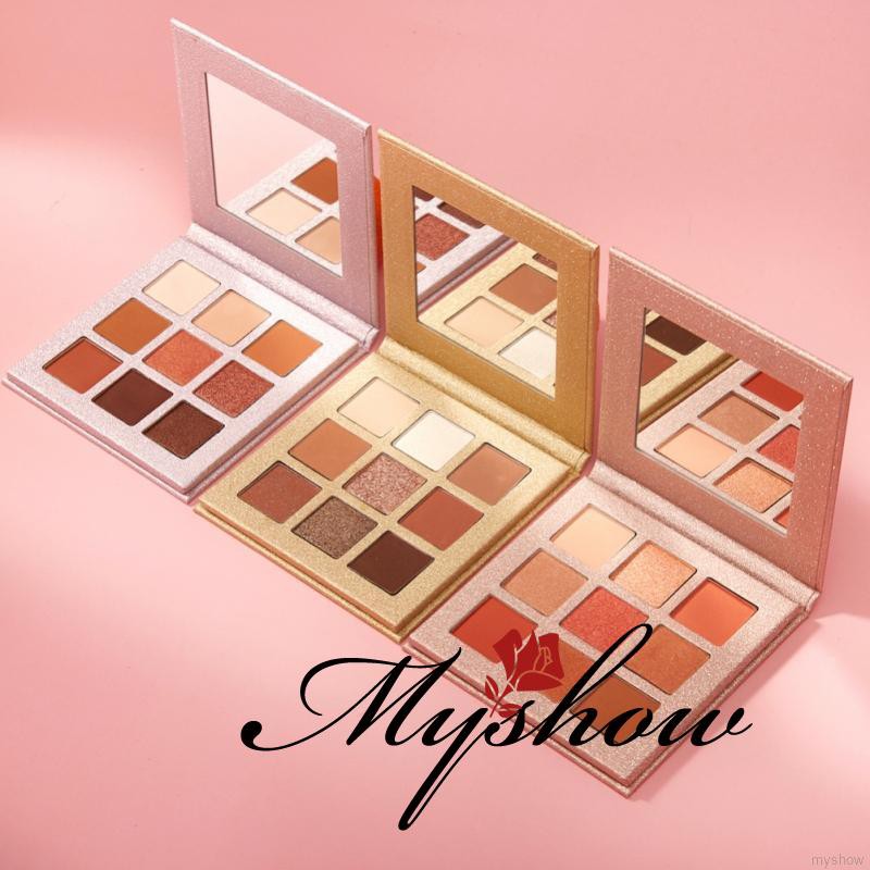 Bảng Phấn Mắt Pretty Comy 9 Màu Mờ Và Ánh Kim Ô Vuông Trang Điểm Tiện Gọn | BigBuy360 - bigbuy360.vn