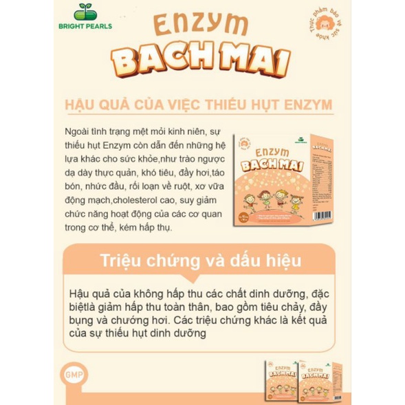 Men sống Bạch Mai Plus, Enzym liquid mẫu mới hỗ trợ biếng ăn từ 6 tháng