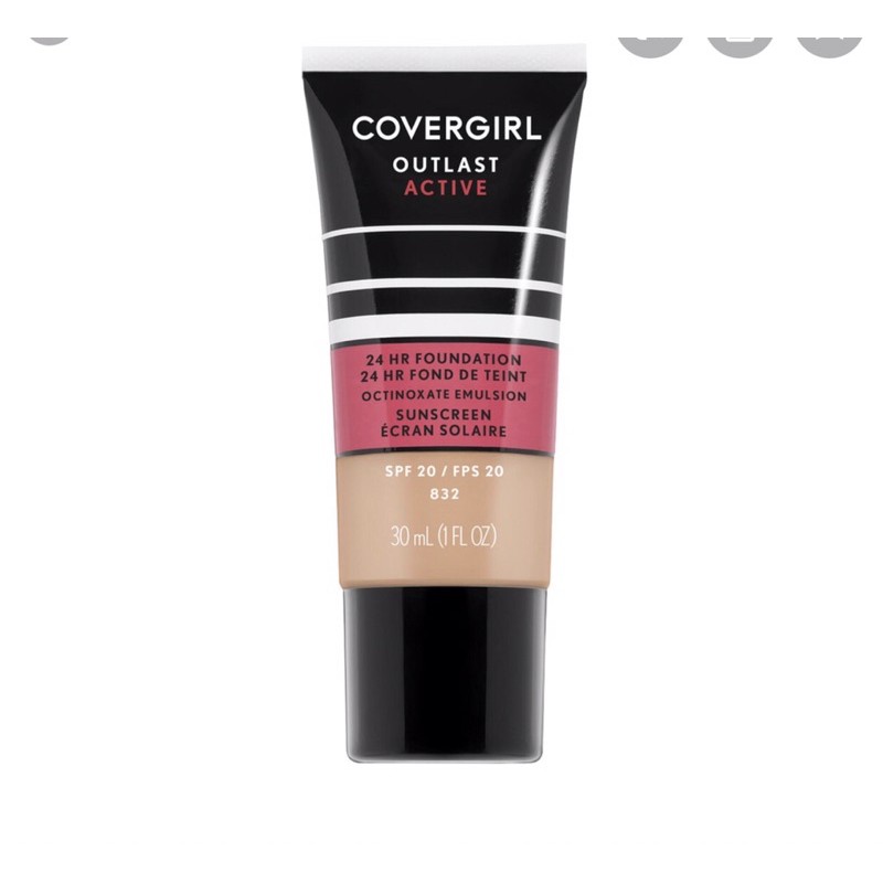 (Hàng tăng không bán) Kem nền Covergirl Outlast Active-Tone 840 da sáng tự nhiên