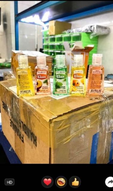 Freeship 50k_Nước Gel rửa tay khô diệt khuẩn Kleen cho trẻ em - mùi xoài