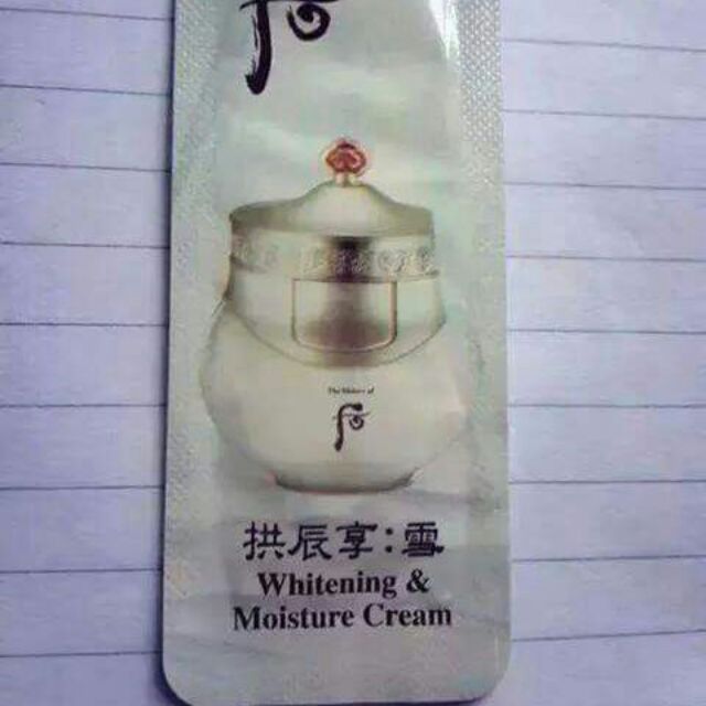 11 gói Kem dưỡng trắng da whoo
