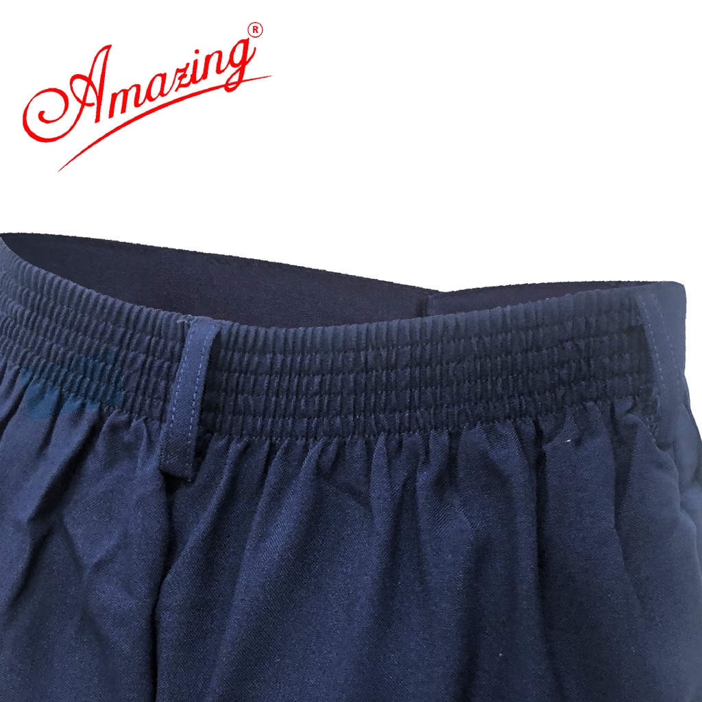 Quần dài lưng chun học sinh Amazing, phong cách Baggy, Unisex, dây kéo trước, có 2 ly mỗi bên, size từ 20-85kg