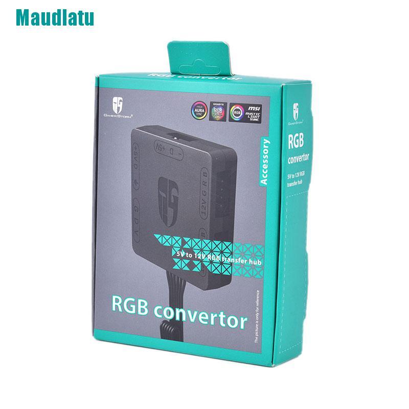 DEEPCOOL Bộ Chuyển Đổi Rgb 5v Sang 12v Cho Rgb 3pin M / B Asus Gigabyte | BigBuy360 - bigbuy360.vn