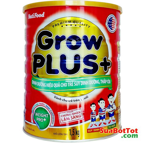 Sữa bột grow plus đỏ 1.5kg