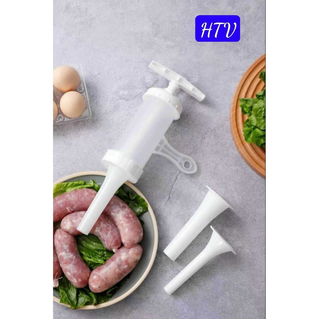 Dụng Cụ Nhồi Xúc xích lạp xưởng bằng tay siêu tiện lợi. Ai cũng có thể tự làm xúc xích tại nhà