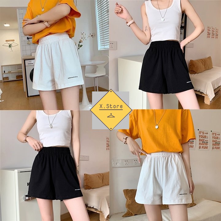Quần Đùi Chân Cua Viền Chữ X.Store - Quần Short Thể Thao Unisex Nam Nữ
