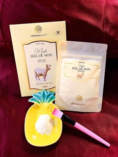 Mask Bột Sữa Dê Non Lemon Beauty