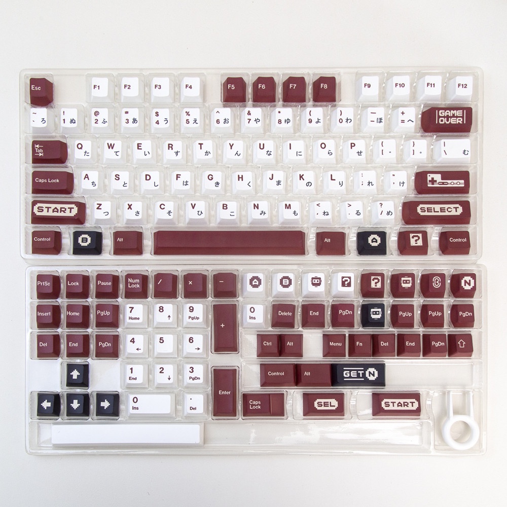140 Phím FC Keycaps Cherry Profile Retro Video Game PBT DYE SUB Bàn phím cơ học Keycap