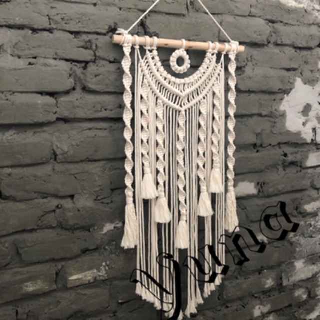 Mành Macrame vintage (hình thật)