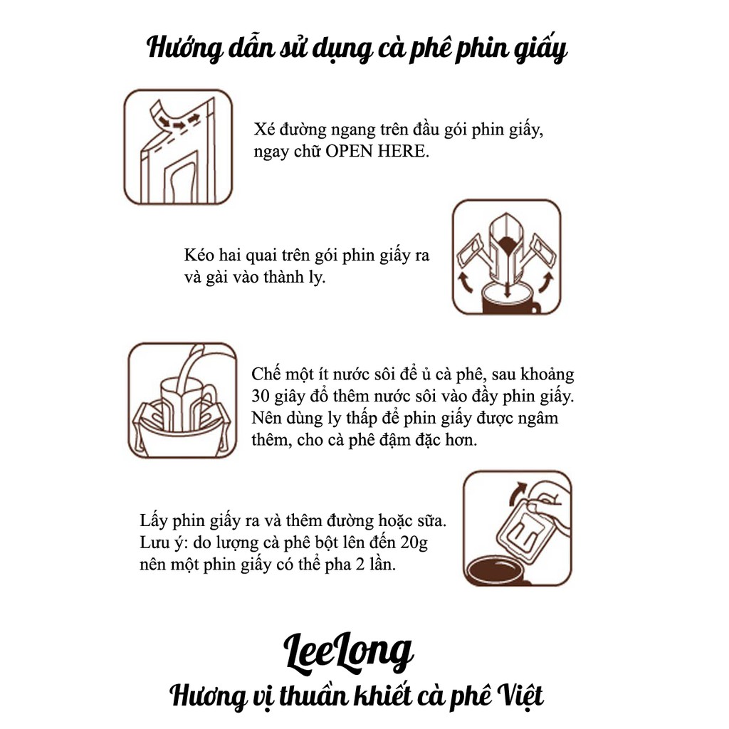 Phin giấy pha cà phê đi du lịch