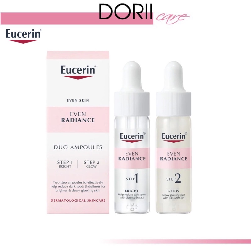 Tinh chất dưỡng sáng da 2 bước Eucerin Even Radiance Duo Ampoules