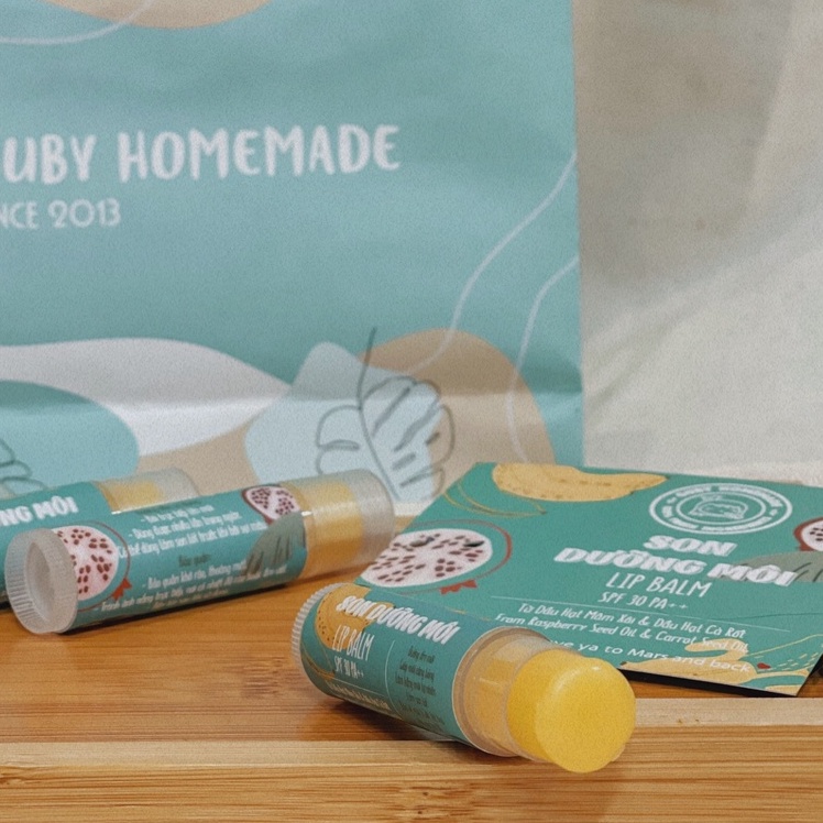 Son Dưỡng Môi Chống Nắng LIP BALM SPF30++ Bảo Vệ Môi & Cấp Ẩm Chuyên Sâu - handmade By Guby Homemade