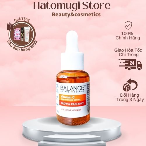 Serum Balance [Hàng Auth] Tinh Chất mờ thâm sau mụn Vitamin C Balance Active Formula 30ml