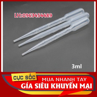 Ống hút nhỏ giọt pipet nhựa 3ml bịch 100 cái